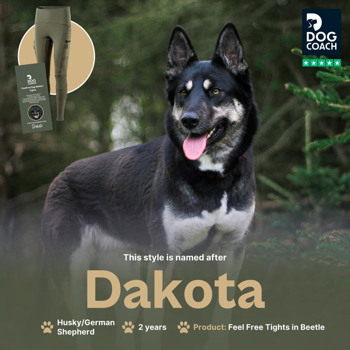 FeelFree Dog Walker Tights | Beetle | Dakota