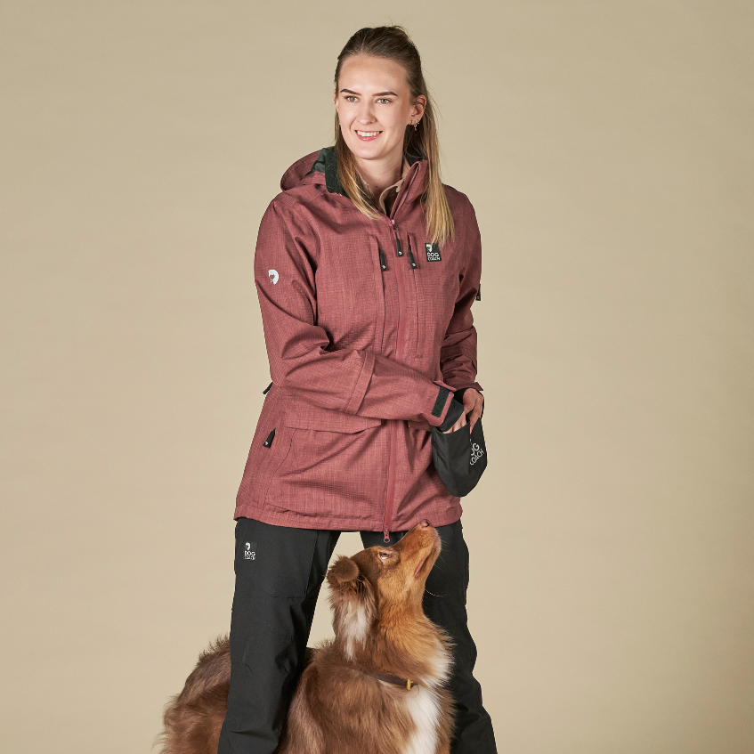 Pack&Carry Shell Jacket 2.0 | Rosewood | Bertha – DogCoach