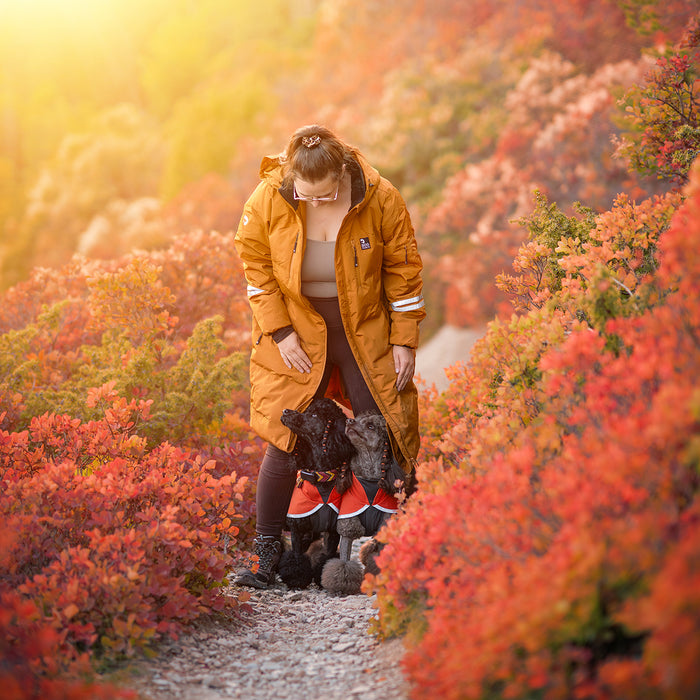 Long KeepDry Dog Walker Coat | Mustard | Dorthea