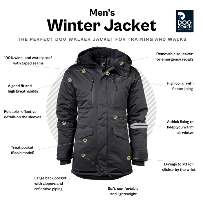 Winter Jacket | Men I Black | Kaiito