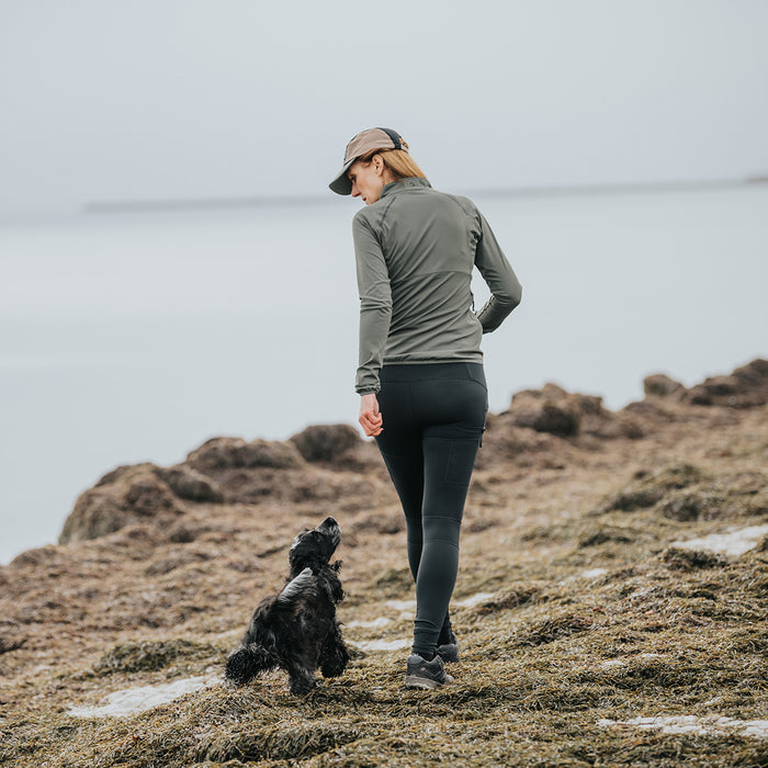 FeelFree Dog Walker Tights | Black | Ruby