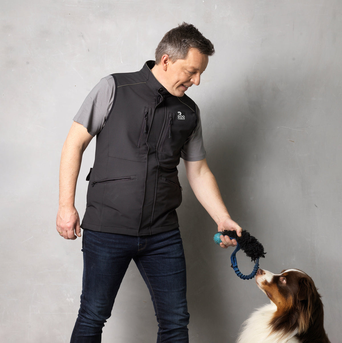 Dog Handler Vest Dog Training Vest Canine Handler Vest Softshell Training  Vest for Dog Handlers Men & Women. 