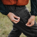 Unisex Winter Parka Zip Pants I Black I Regular length I Choci I Mens