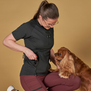 FeelFree Dog Walker Zip T-shirt I Black I Zoey