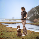 FeelFree Dog Walker Zip T-shirt I Bison I Buddy