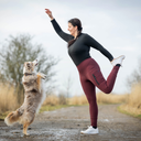 FeelFree Dog Walker Tights 2.0 I Rosso I Saga