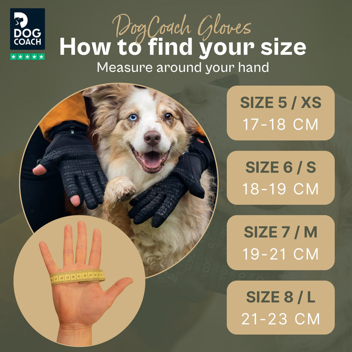 DogCoach Allround Treat Gloves | Unisex | Black | Miley