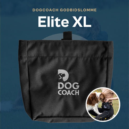 DogCoach Godbidslomme | Elite | XL | Sort | Perro