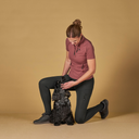 FeelFree Dog Walker Zip T-shirt I Rosewood I Sammy