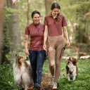 FeelFree Dog Walker Zip T-shirt I Rosewood I Sammy