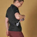 FeelFree Dog Walker Zip T-shirt I Black I Zoey
