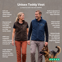 Unisex Teddy Vest I Navy I Mika