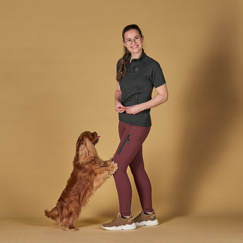 FeelFree Dog Walker Tights 2.0 I Rosso I Saga