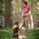 FeelFree Dog Walker Zip T-shirt I Rosewood I Sammy