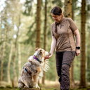 FeelFree Dog Walker Zip T-shirt I Mocca I Chomsky