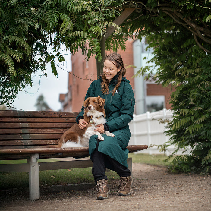 Long KeepDry Dog Walker Coat | Pinetree | Macro