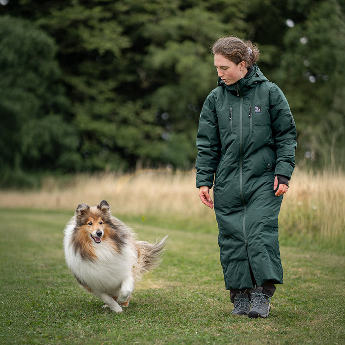 Long KeepDry Dog Walker Coat | Pinetree | Macro