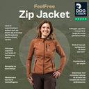 FeelFree Dog Walker Zip Jacket | Beetle | Leo