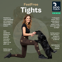FeelFree Dog Walker Tights | Sort | Ruby