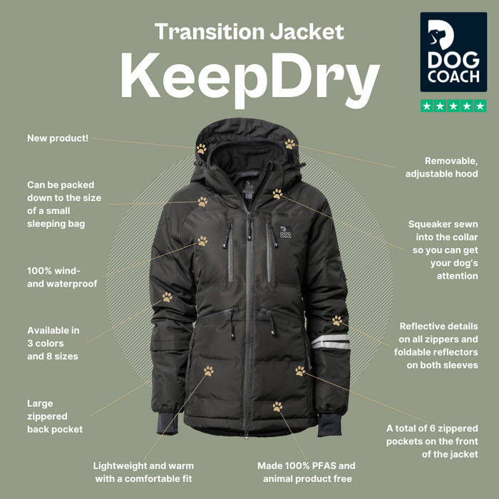 DogCoach KeepDry Jacket | Caramel | Kaydo