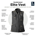 Elite Dog Training Vest | Black | Bamboo