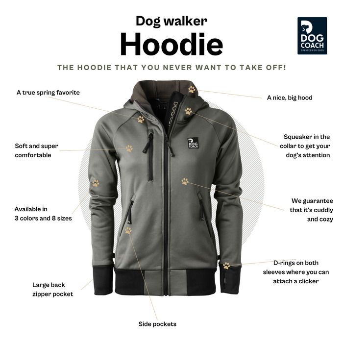 Dog Walker Hoodie | Beetle | Dice