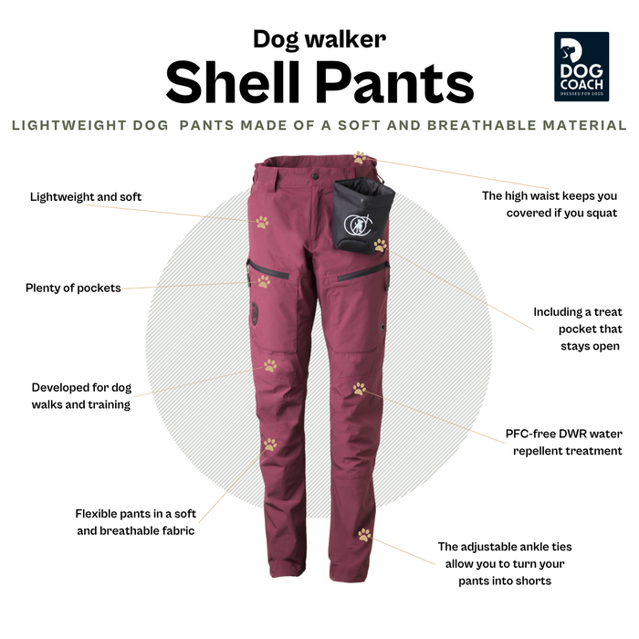 Dogwalker shell pants | Forest Lake | Hei Hei