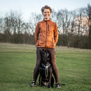 FeelFree Dog Walker Zip Jacket | Caramel | Emma