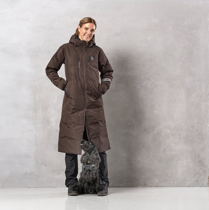 Long KeepDry Dog Walker Coat | Bison | Molly