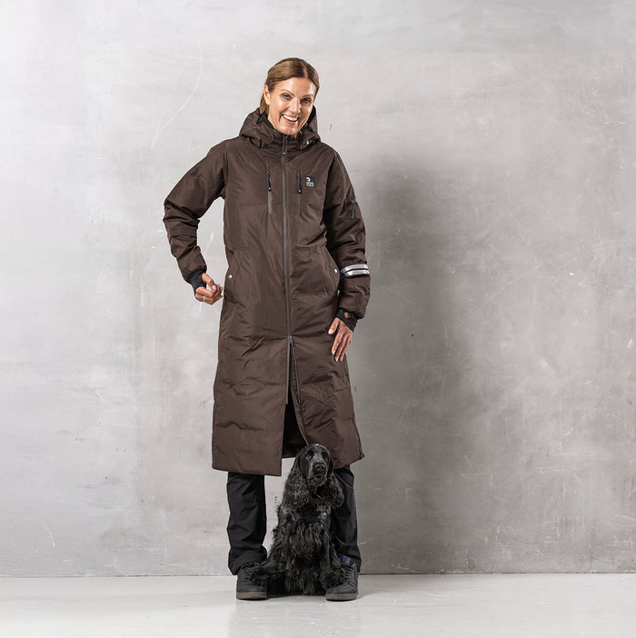 Long KeepDry Dog Walker Coat | Bison | Molly