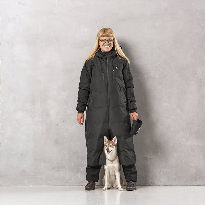 Long KeepDry Dog Walker Coat | Black | Conner