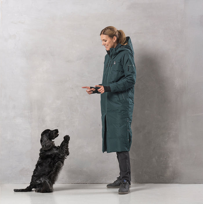 Long KeepDry Dog Walker Coat | Pinetree | Macro