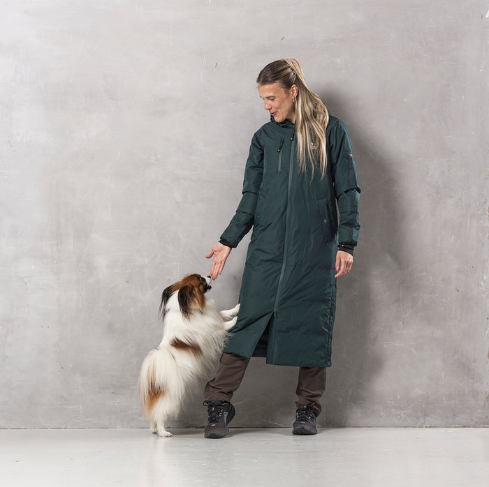 Long KeepDry Dog Walker Coat | Pinetree | Macro