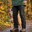 Unisex Winter Parka Zip Pants I Black I Regular length I Choci I Mens