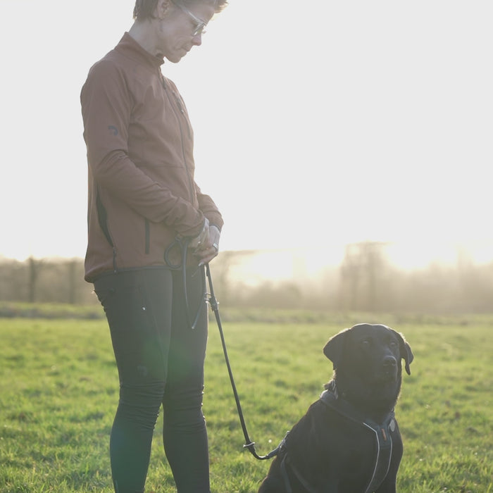 FeelFree Dog Walker Zip Jacket | Black | Musli
