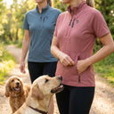 FeelFree Dog Walker Zip T-shirt I Sky I Junior