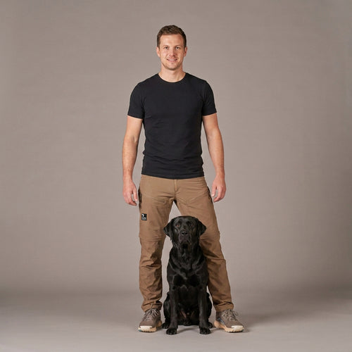 Unisex 2-in-1 Zip-Off Shell Pants  I Mocca I Regular I Trine I Men
