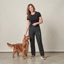 Unisex Winter Parka Zip Pants I Black I Regular length I Choci I Mens