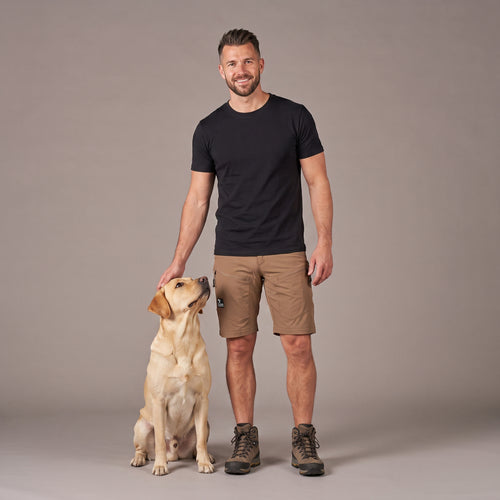 Unisex 2-in-1 Zip-Off Shell Pants  I Mocca I Short I Cala I Men
